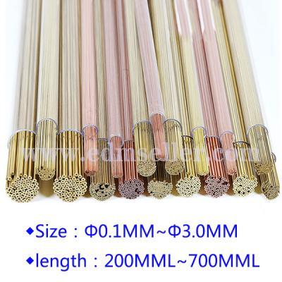 ELECTRODE BRASS TUBE Φ0.10MM~Φ3.0MM SINGLE HOLE